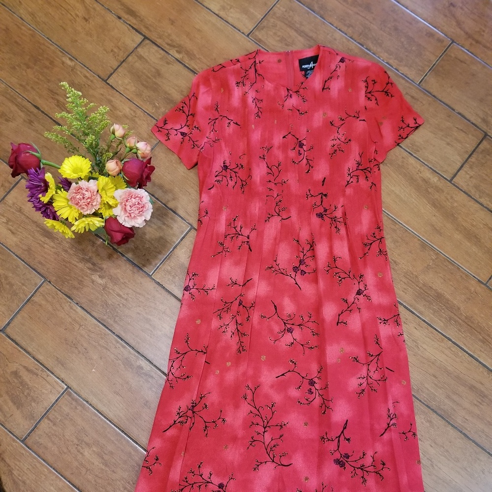90's vintage midi/maxi dress